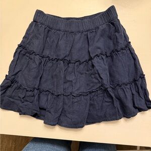Abercrombie Kids Dark Blue Skater Skirt
